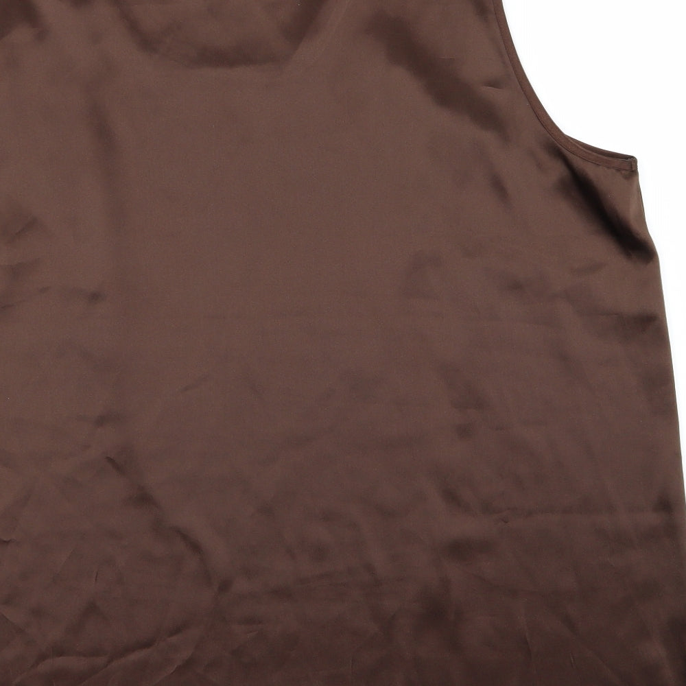 Joanna Hope Womens Brown   Basic Tank Size 22