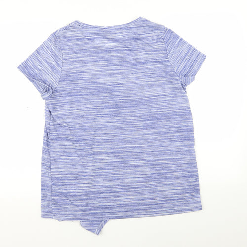 M&S Womens Blue   Basic T-Shirt Size 14