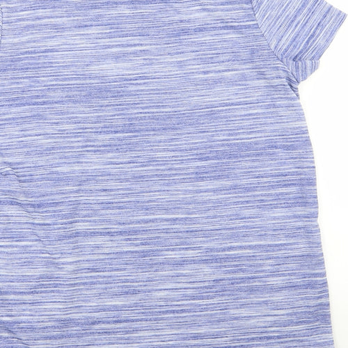 M&S Womens Blue   Basic T-Shirt Size 14