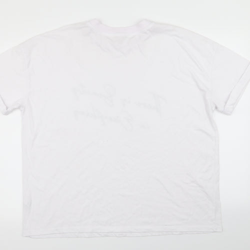 Asda George Womens White   Basic T-Shirt Size 20