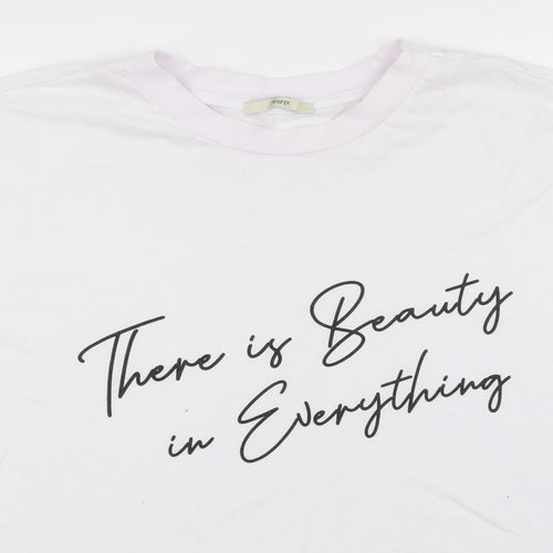 Asda George Womens White   Basic T-Shirt Size 20