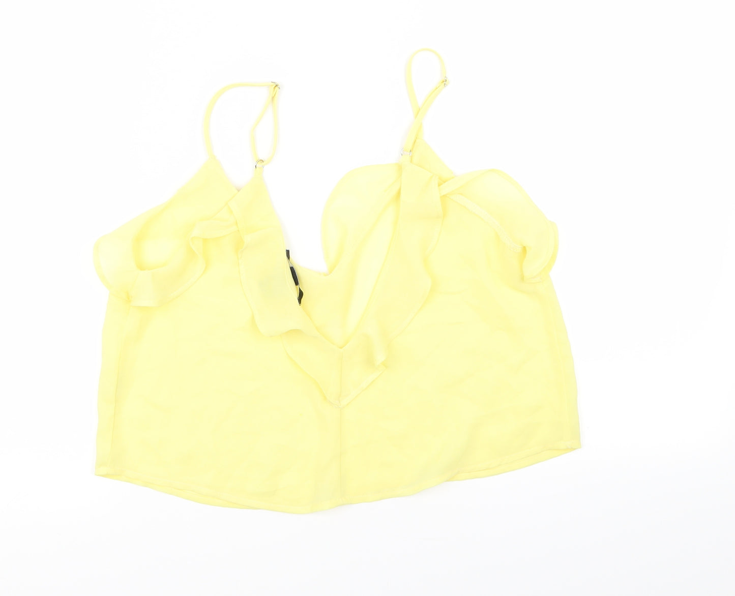 FOREVER 21 Womens Yellow   Camisole Tank Size 6