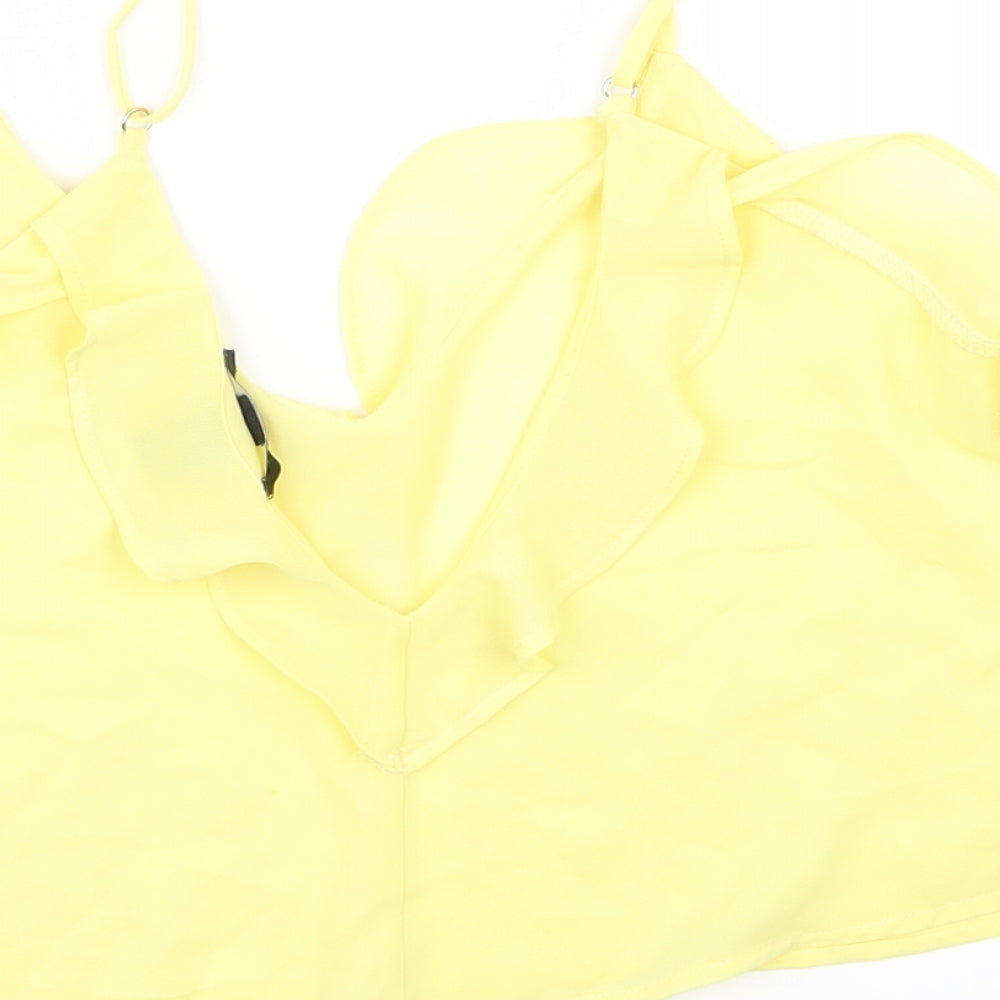 FOREVER 21 Womens Yellow   Camisole Tank Size 6