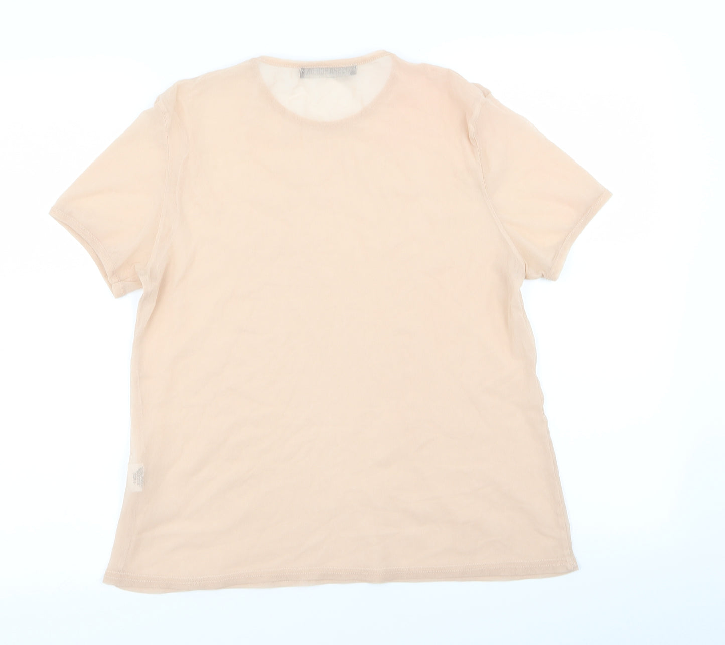 Misspap Womens Pink   Basic T-Shirt Size 6