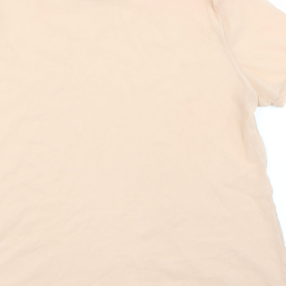 Misspap Womens Pink   Basic T-Shirt Size 6