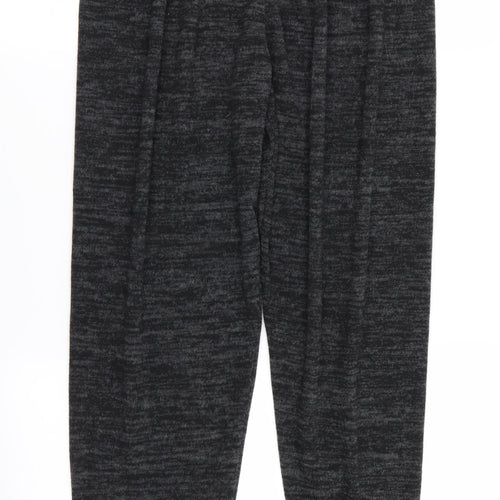 Preworn Womens Black   Sweatpants Trousers Size 4 L27 in - Stretch waistband