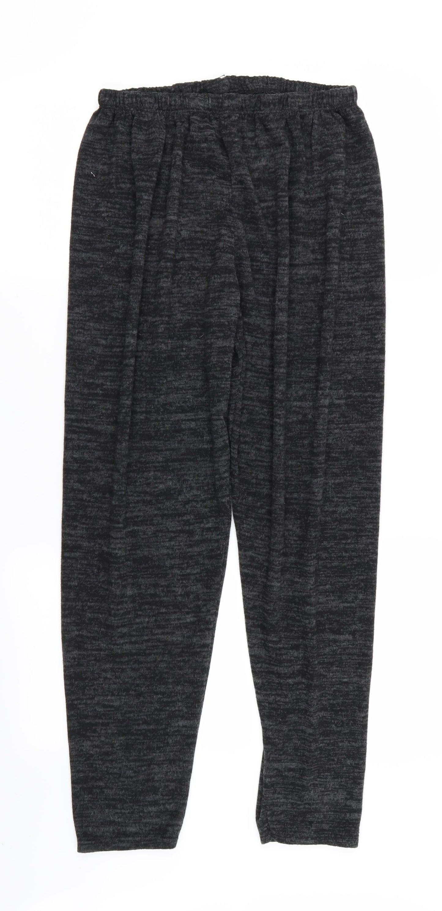 Preworn Womens Black   Sweatpants Trousers Size 4 L27 in - Stretch waistband