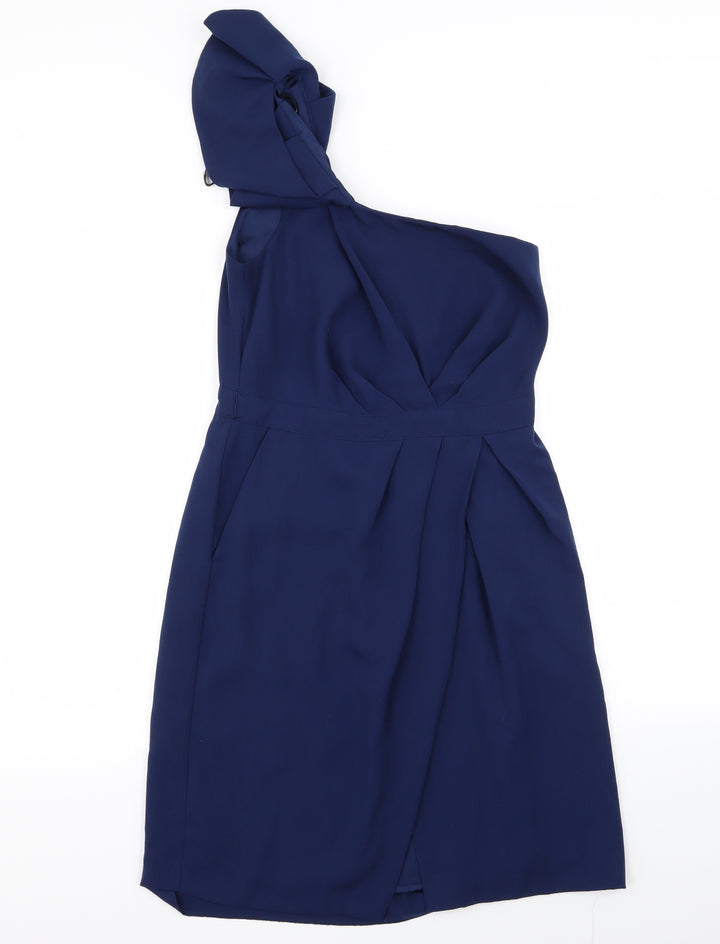 Warehouse Womens Blue Bodycon Size 10
