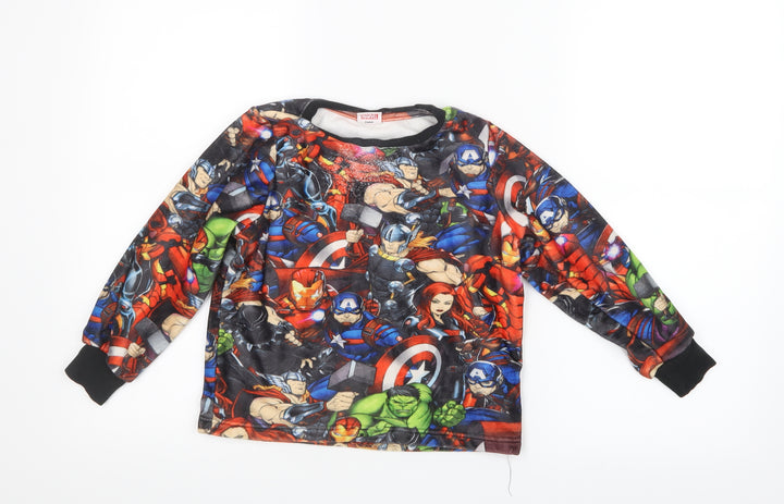 Matalan Boys Blue Geometric Pyjama Top Size 7 Years - Marvel