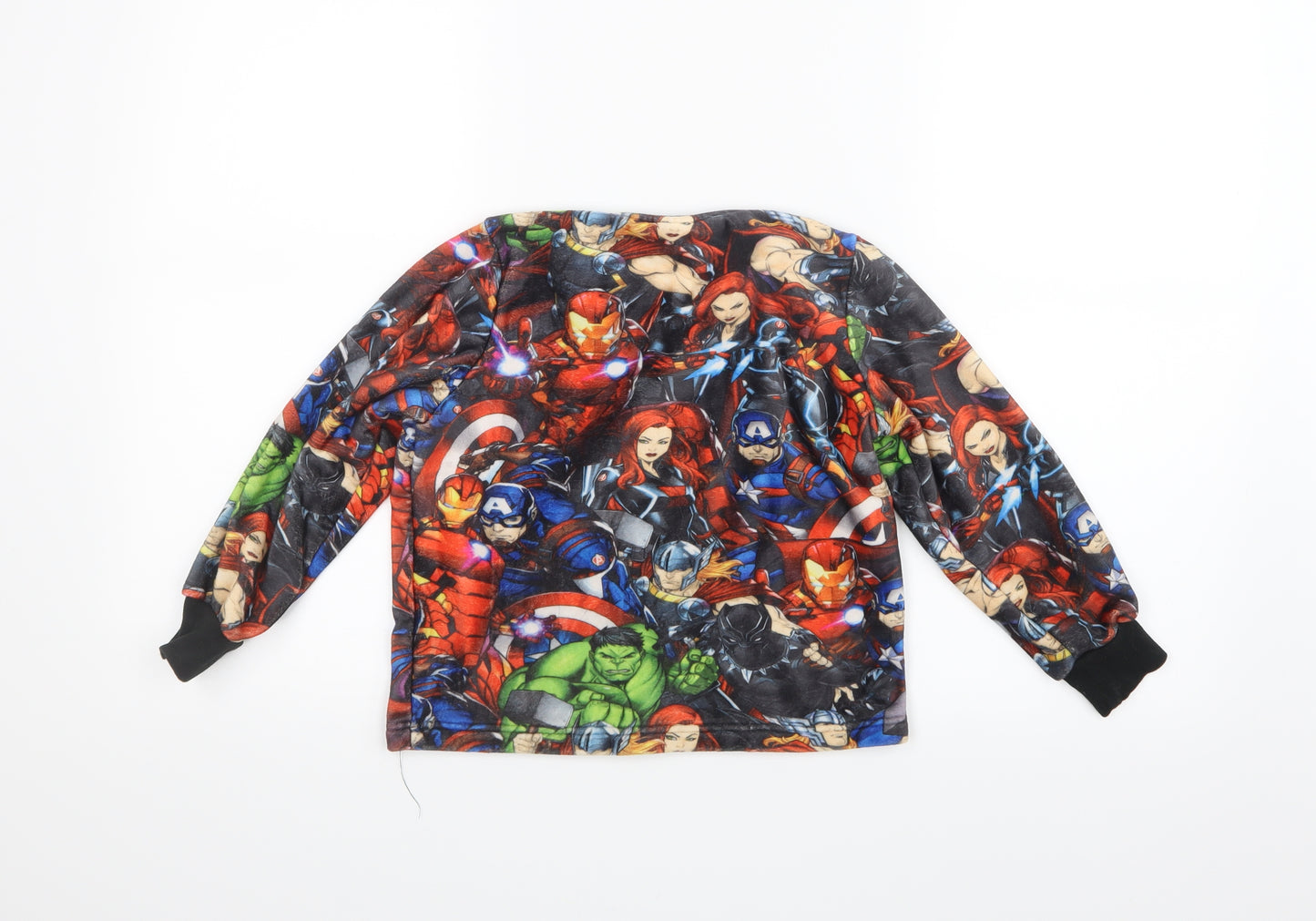 Matalan Boys Blue Geometric   Pyjama Top Size 7 Years  - Marvel
