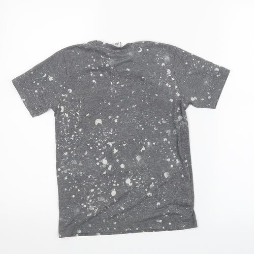Hype Boys Grey Geometric  Basic T-Shirt Size 9-10 Years