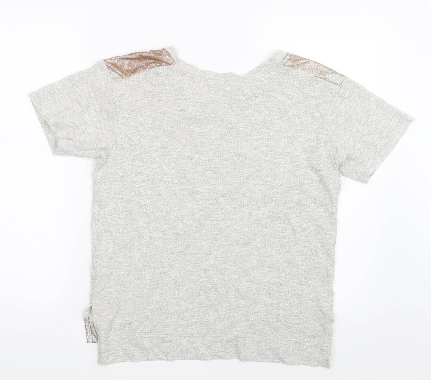 Miss Selfridge Womens Grey   Basic T-Shirt Size 10