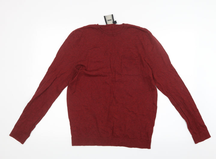 ASOS Mens Red  Knit  T-Shirt Size M
