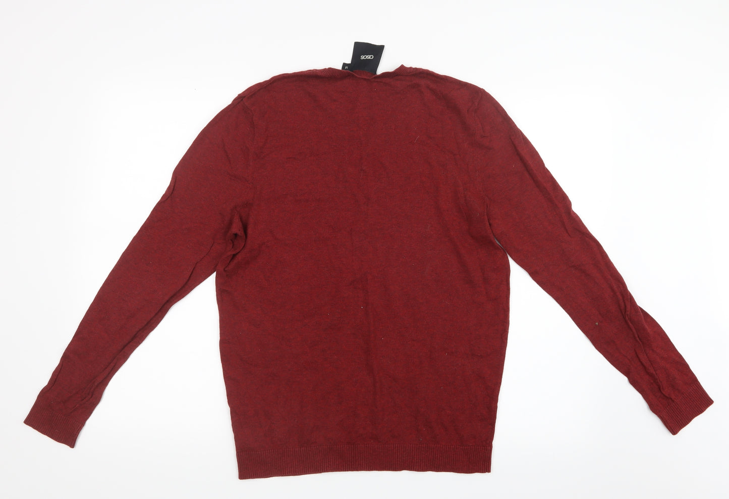 ASOS Mens Red  Knit  T-Shirt Size M