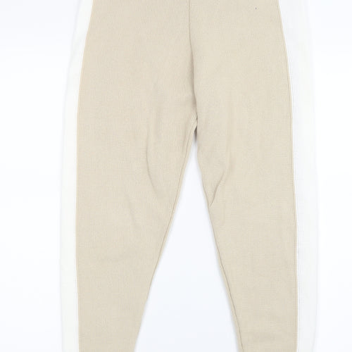 Preworn Womens Beige  Knit Jogger Trousers Size M L26 in