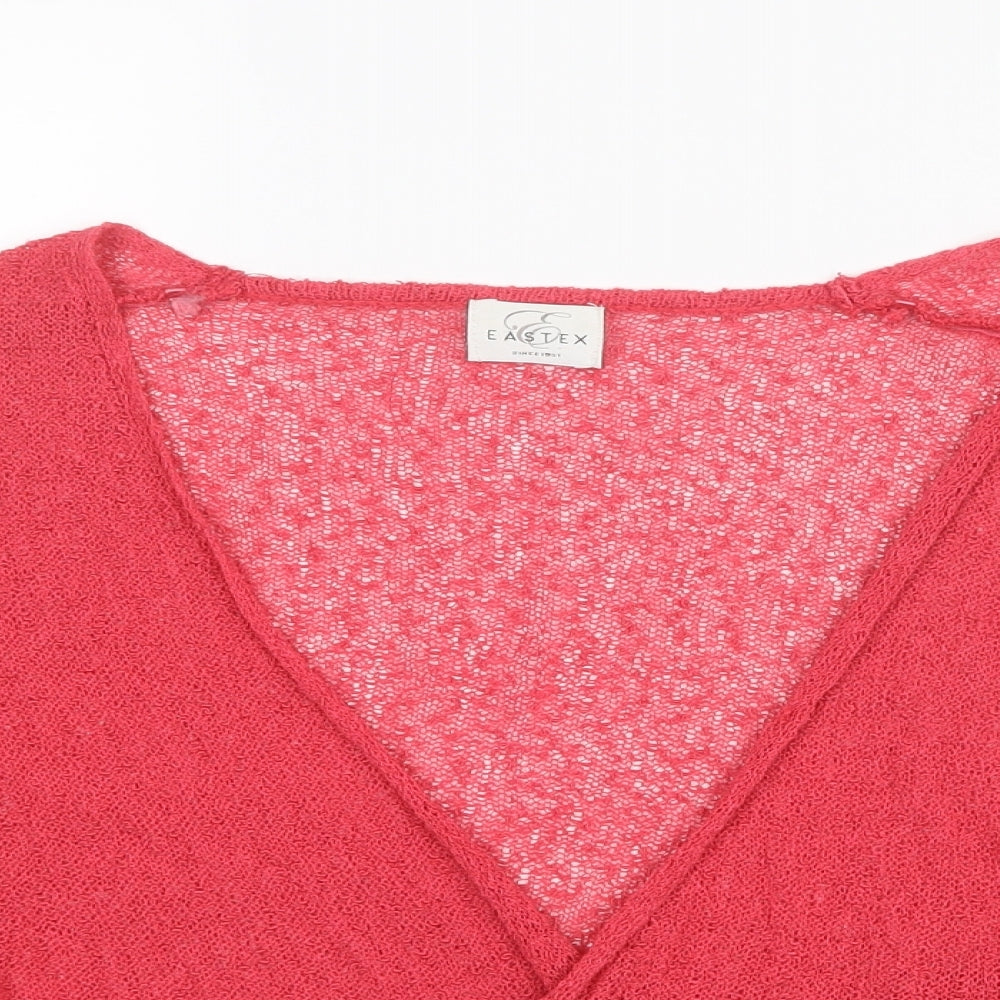 Eastex Womens Pink   Cardigan Jumper Size S