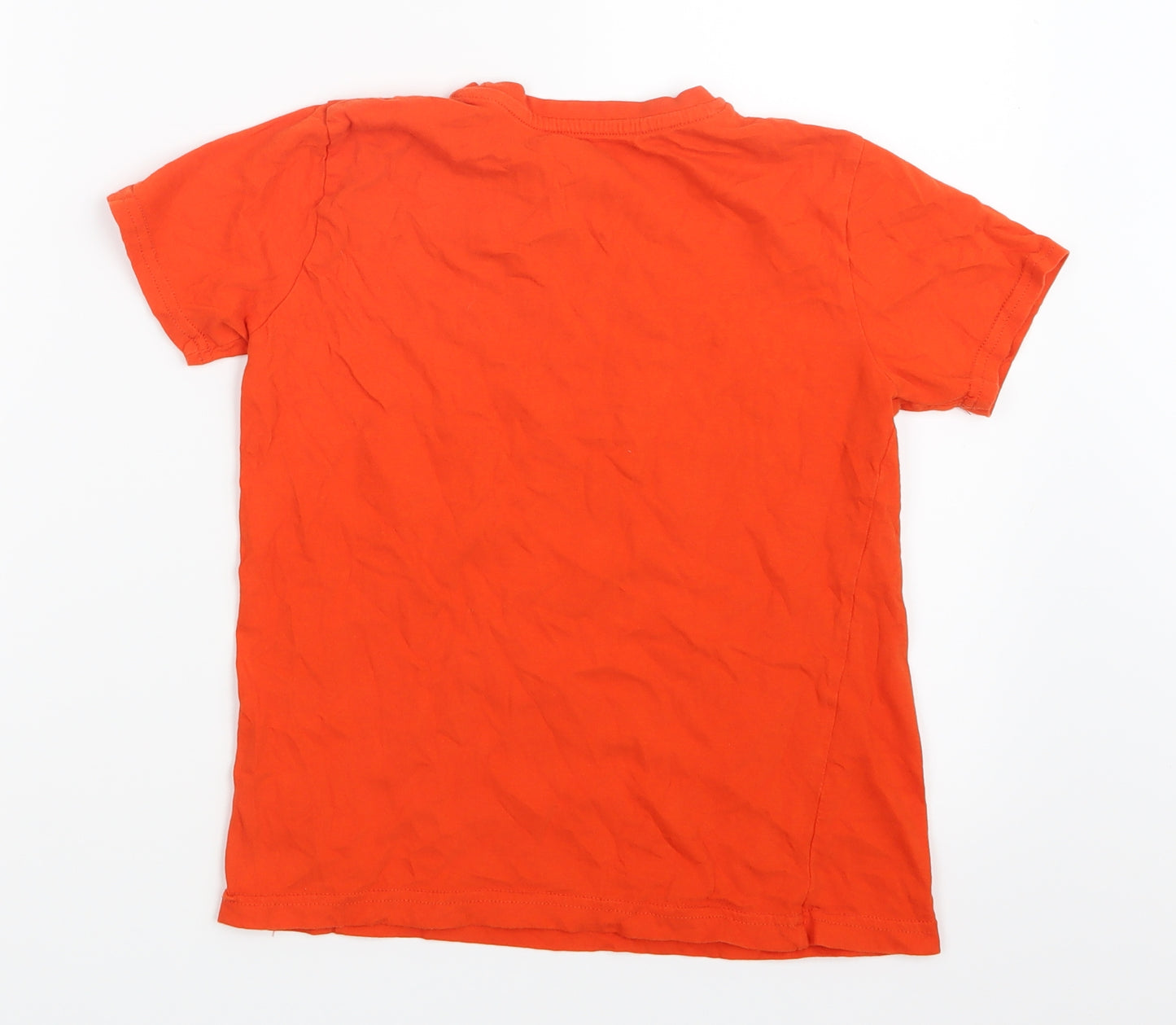 Primark Boys Orange   Basic T-Shirt Size 8-9 Years