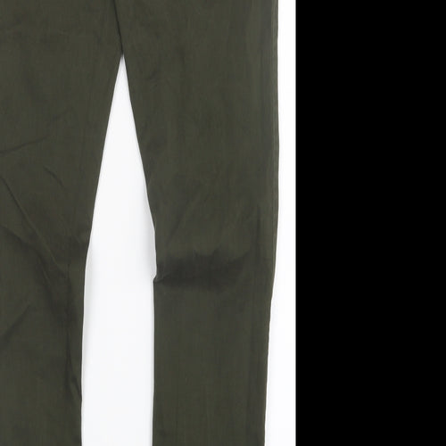TU Womens Green  Denim Straight Jeans Size 12 L29.5 in