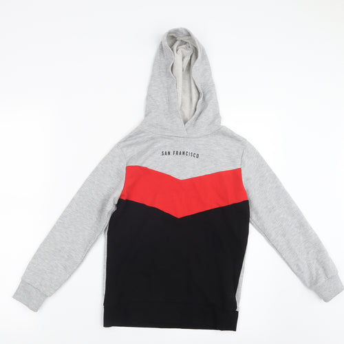 Very Boys Grey   Pullover Hoodie Size 9 Years