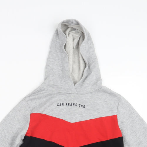 Very Boys Grey   Pullover Hoodie Size 9 Years