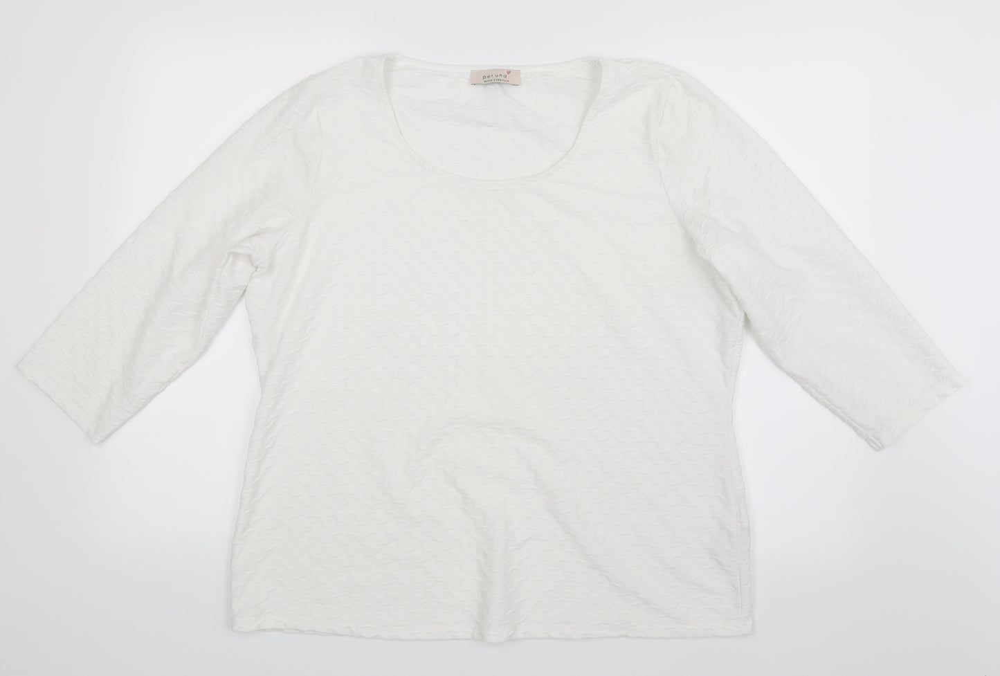 Per Una Womens White   Basic T-Shirt Size 18