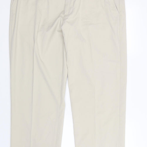 Amazon Essentials Mens Ivory   Trousers  Size 40 in L29 in