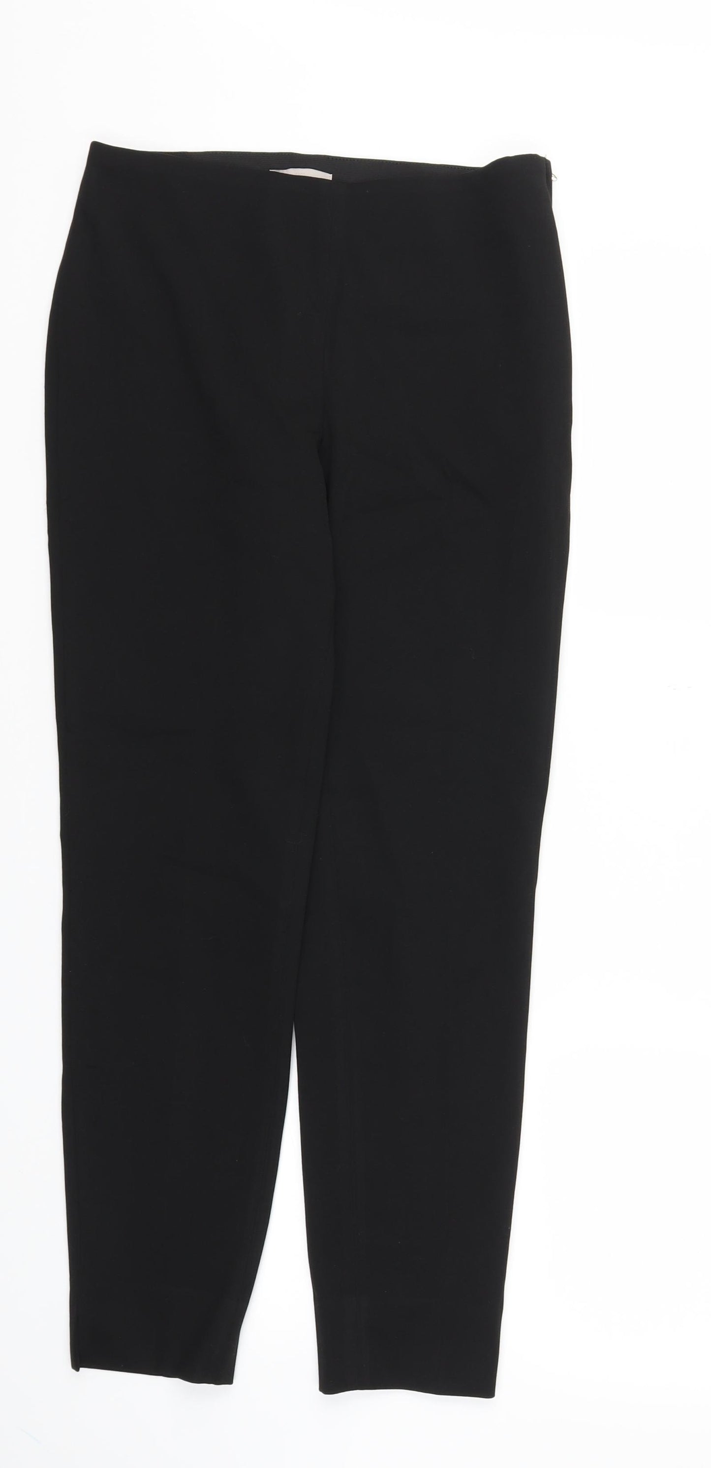 H&M Womens Black   Trousers  Size 10 L27 in
