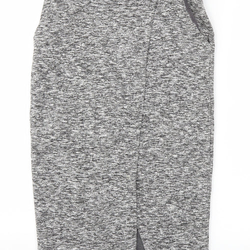 NEXT Womens Grey   A-Line Skirt Size 8  - Stretch waistband
