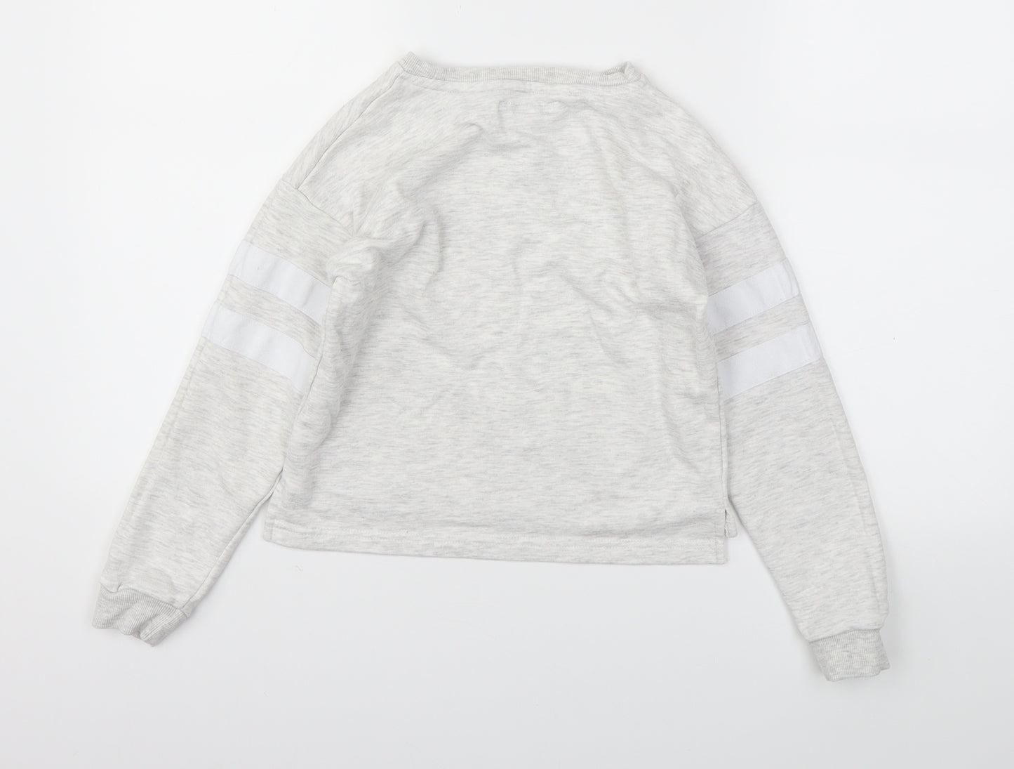 Primark Girls Grey   Pullover Hoodie Size 9-10 Years