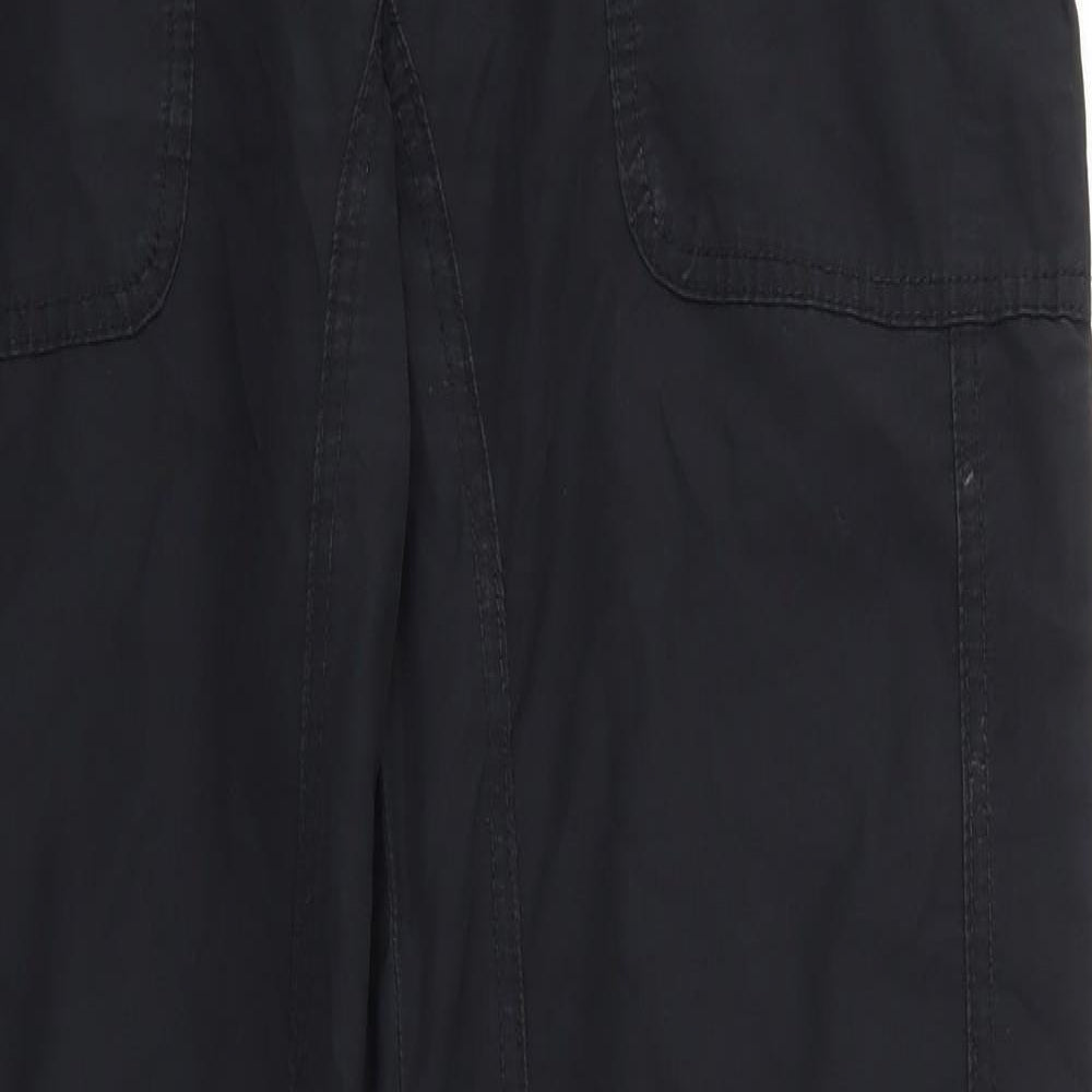 Next  Womens Black   Trousers  Size 12 L32 in