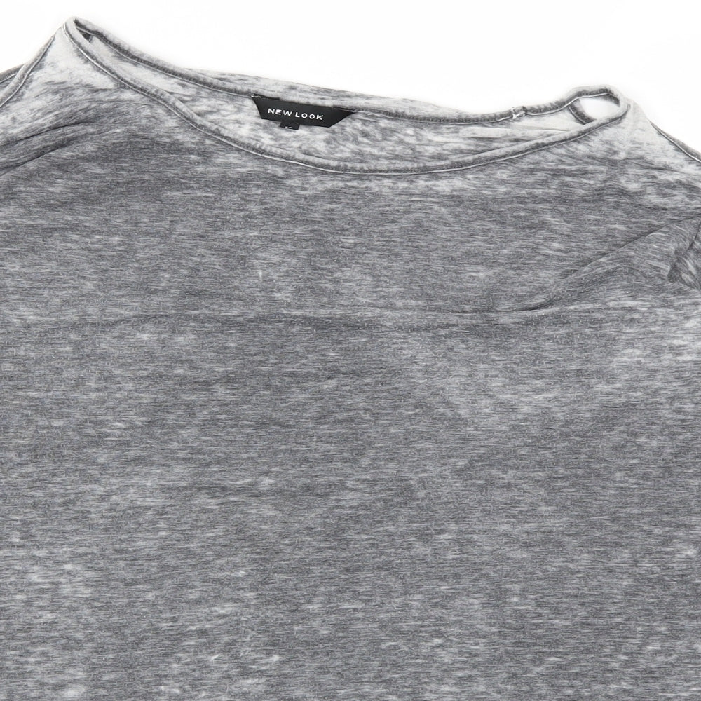 New Look Womens Grey   Basic T-Shirt Size 14