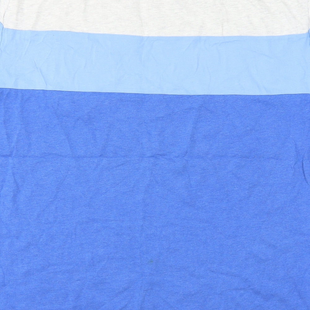 Nike Mens Blue Striped   T-Shirt Size XL