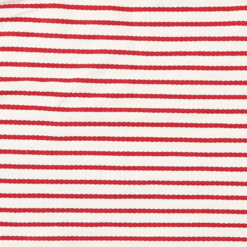 H&M Womens Red Striped  Pullover Jumper Size L