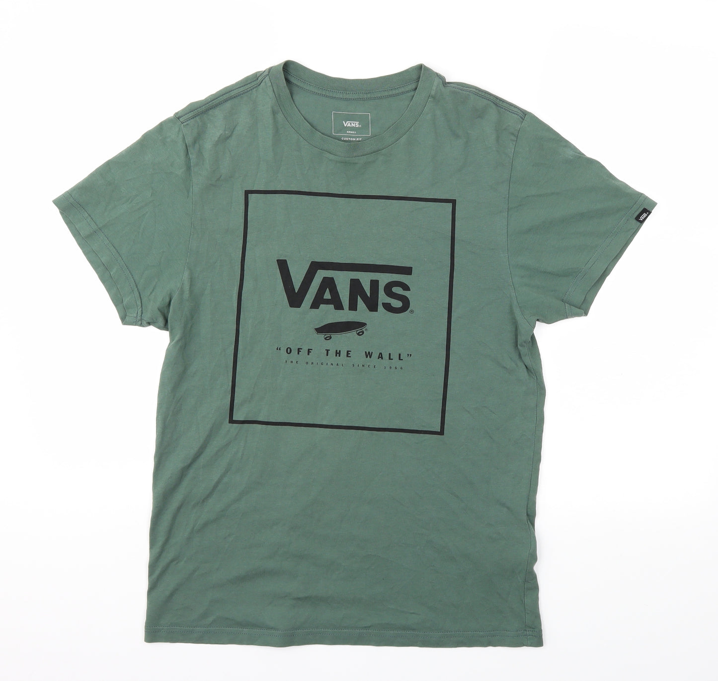vans  Mens Green    T-Shirt Size S