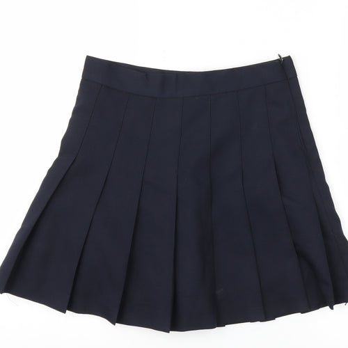 swib  Girls Blue Ikat  Flare Skirt Size S