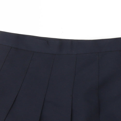 swib  Girls Blue Ikat  Flare Skirt Size S