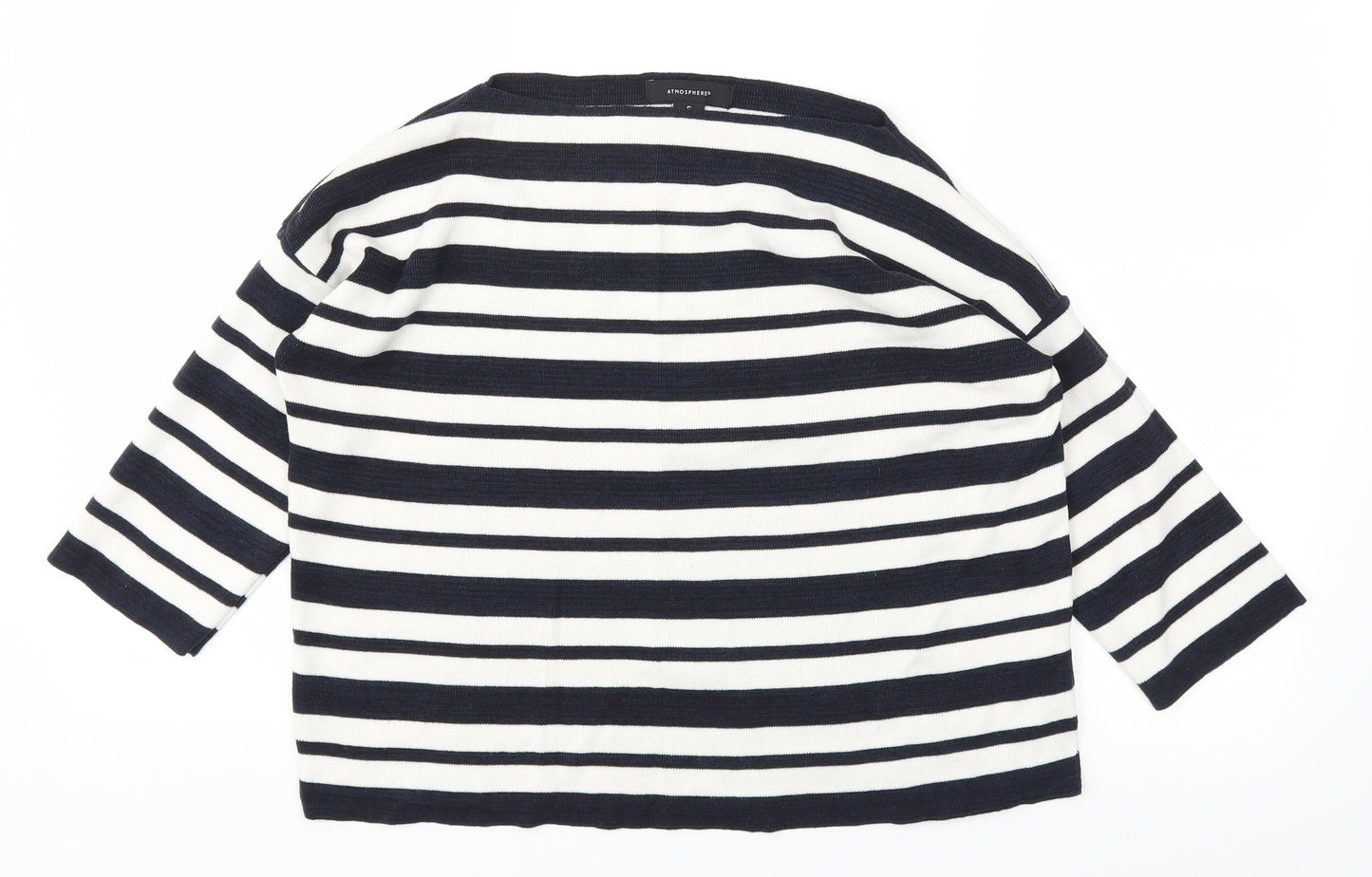 Primark Womens Blue Polka Dot  Pullover Jumper Size S