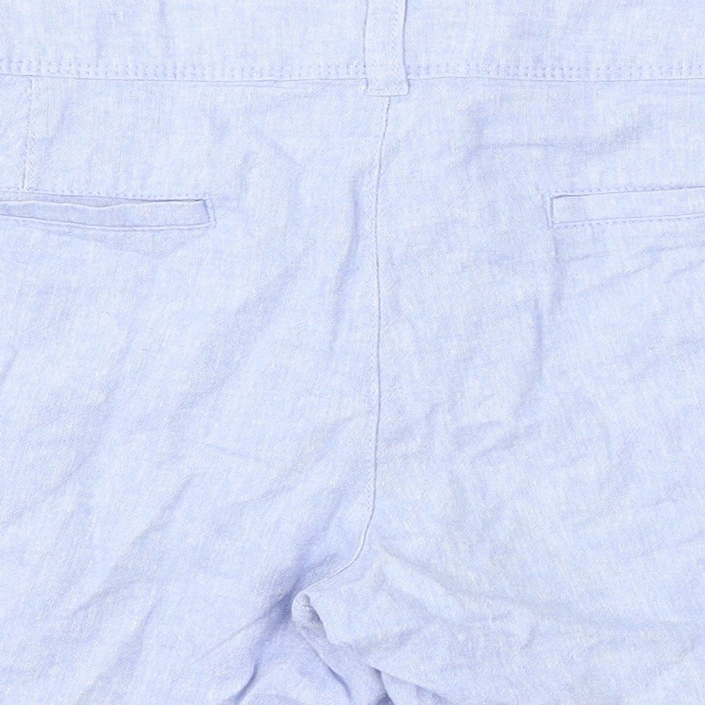 F&F Womens Blue   Paperbag Shorts Size 10