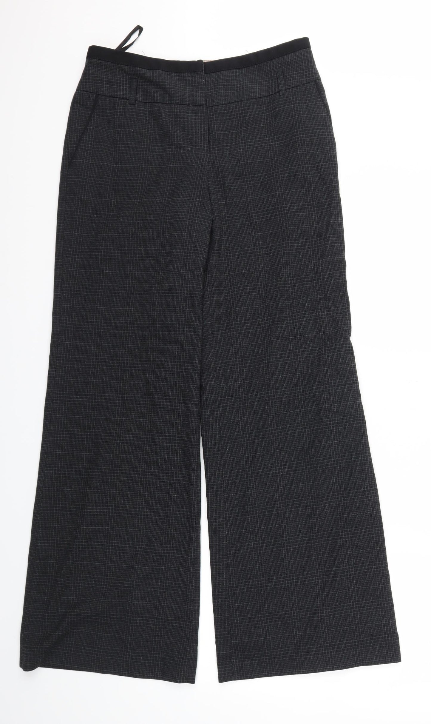 next  Womens Black   Trousers  Size 8 L30 in
