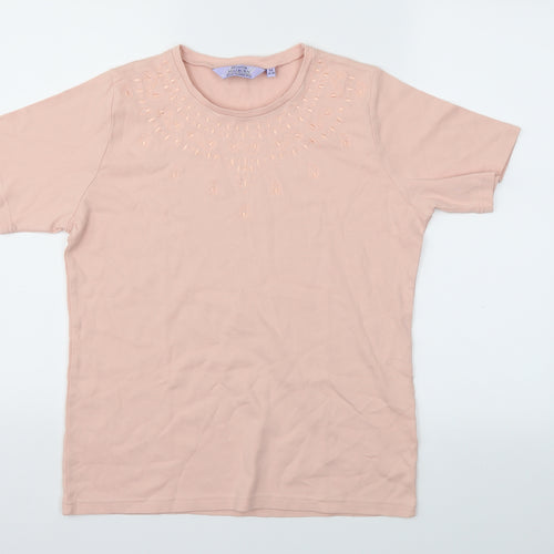 Honor Milburn Womens Pink   Basic T-Shirt Size M