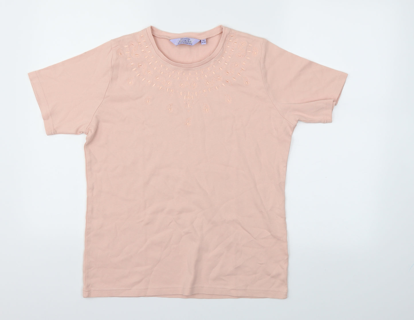 Honor Milburn Womens Pink   Basic T-Shirt Size M