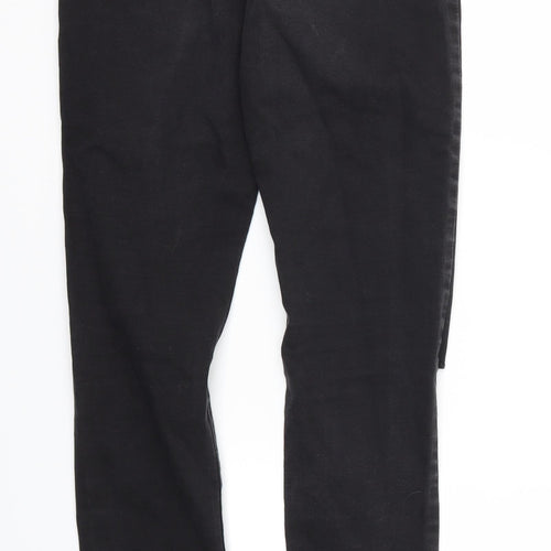 Denim & Co. Womens Black   Skinny Jeans Size 10 L28 in