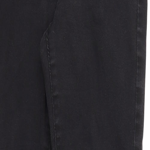 Denim & Co. Womens Black   Skinny Jeans Size 10 L28 in