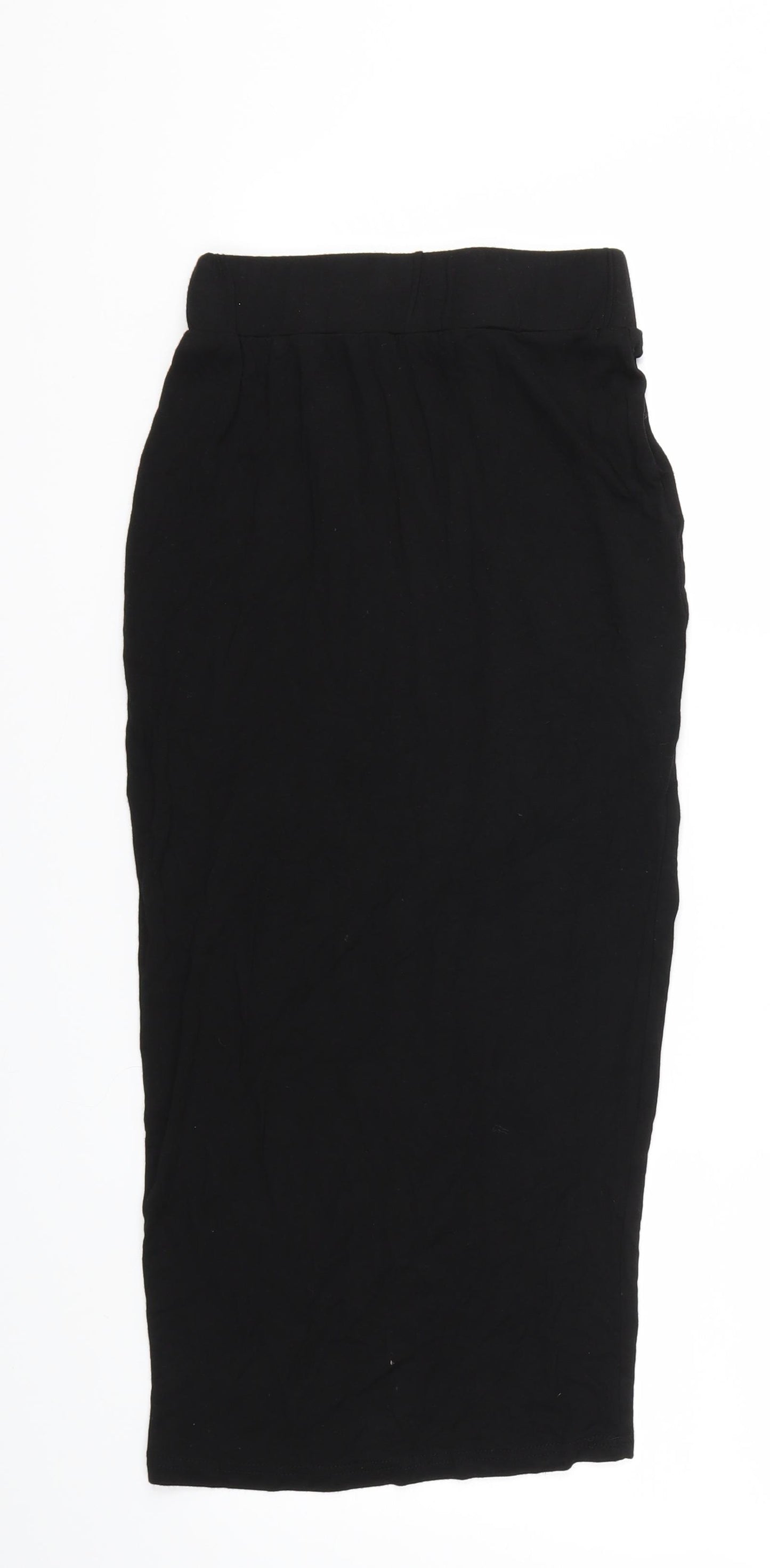 Preworn Womens Black   A-Line Skirt Size XS  - Stretch waistband