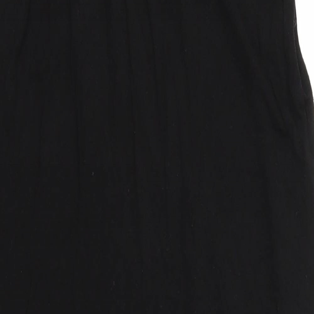Preworn Womens Black   A-Line Skirt Size XS  - Stretch waistband
