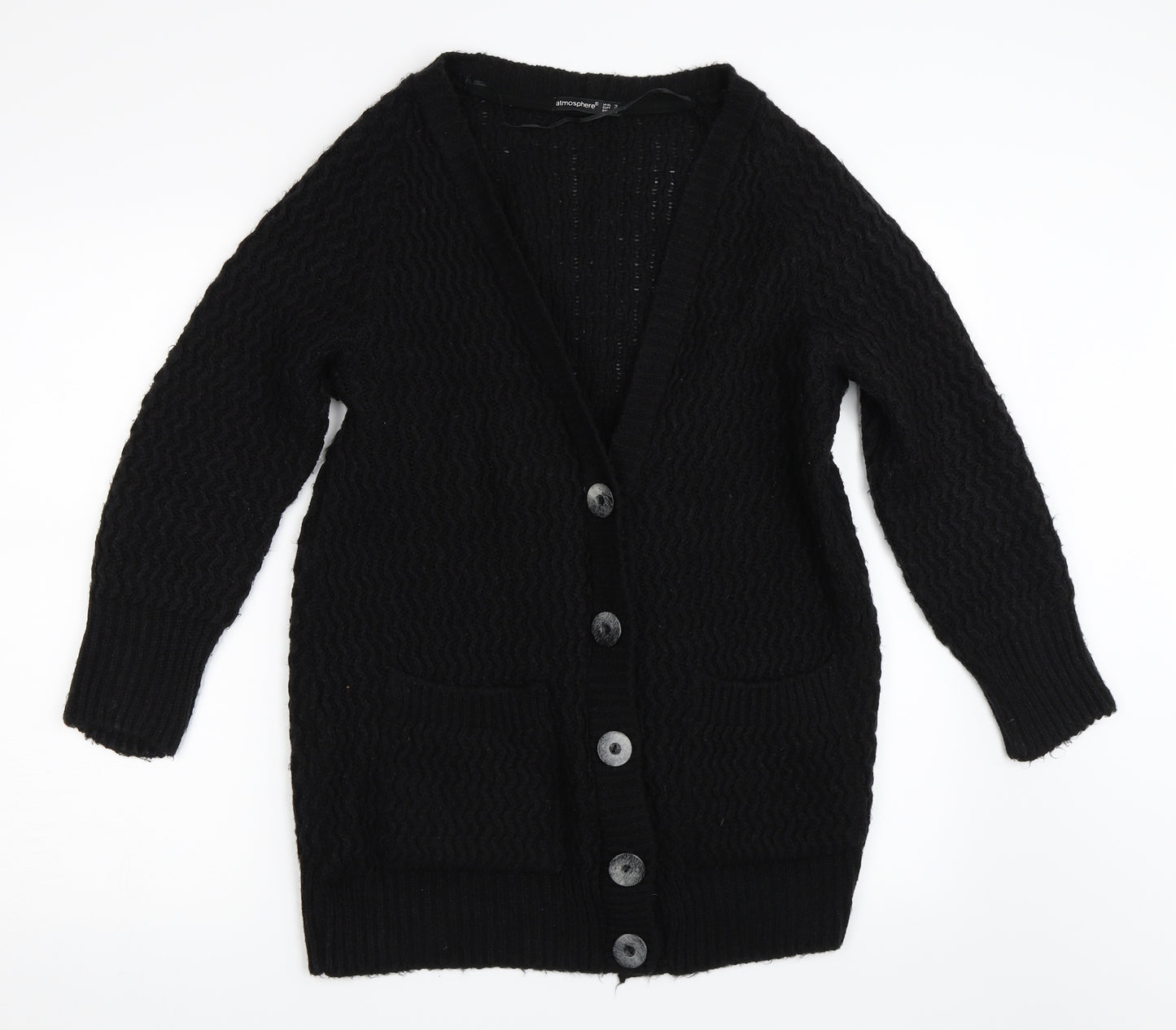 Atmosphere Womens Black   Cardigan Jumper Size 10