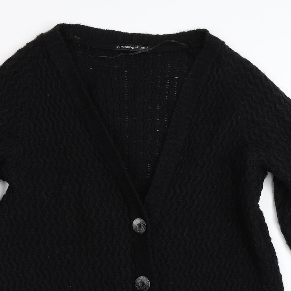 Atmosphere Womens Black   Cardigan Jumper Size 10