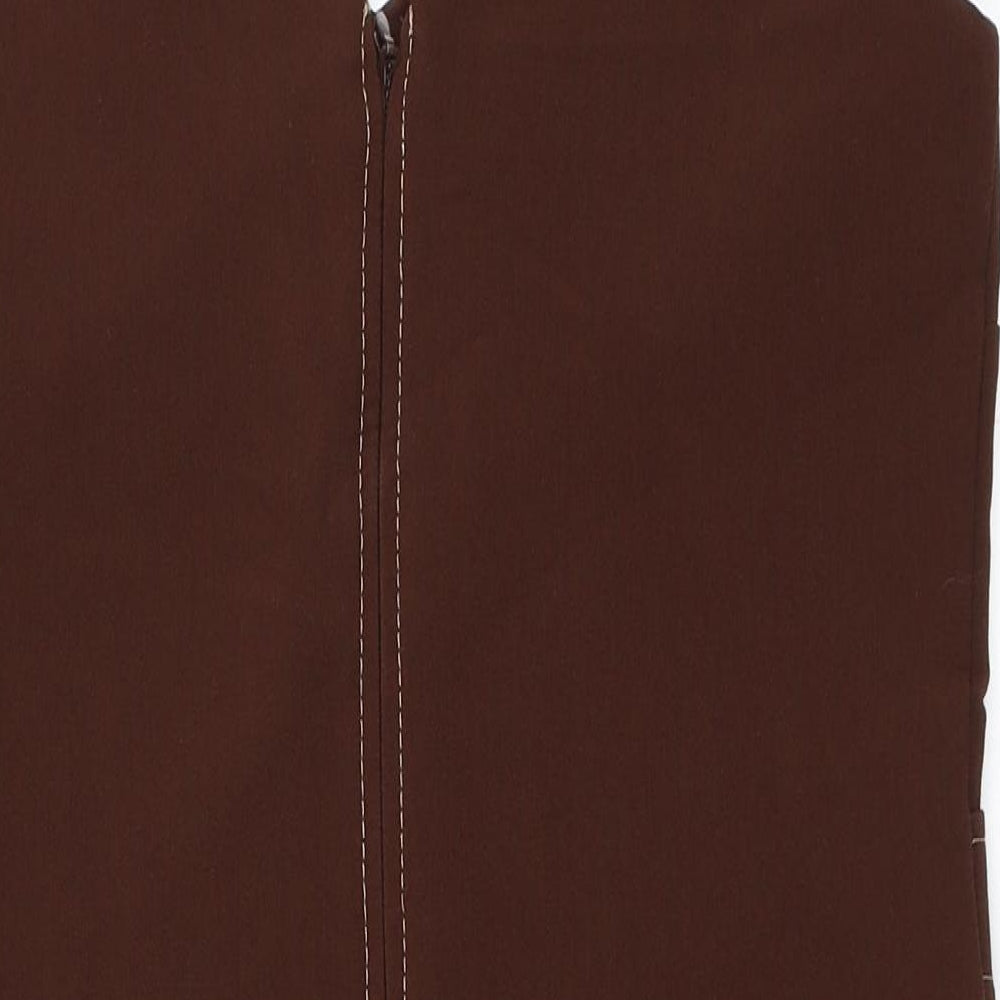 NEXT Womens Brown   Pinafore/Dungaree Dress  Size 10