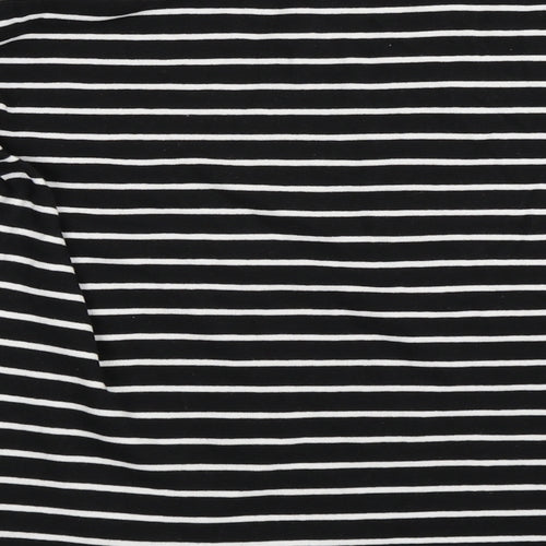 F&F Womens Black Striped  Pullover Jumper Size 18
