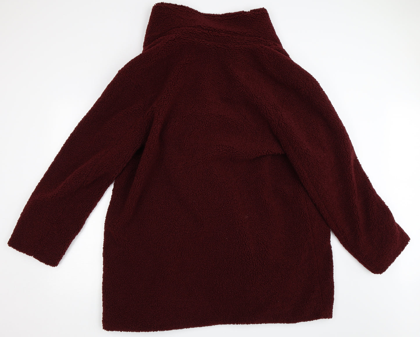 Roman Womens Red   Overcoat Coat Size 18  - Teddy Coat